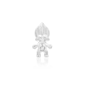 A close up photo of the Junipurr Jewellery Junipurr Jewelry Junipurr Jewelry Troll Doll